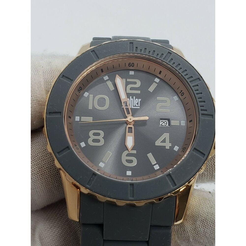 Wohler Wolfgang Watch Silicone Coated Band 46mm